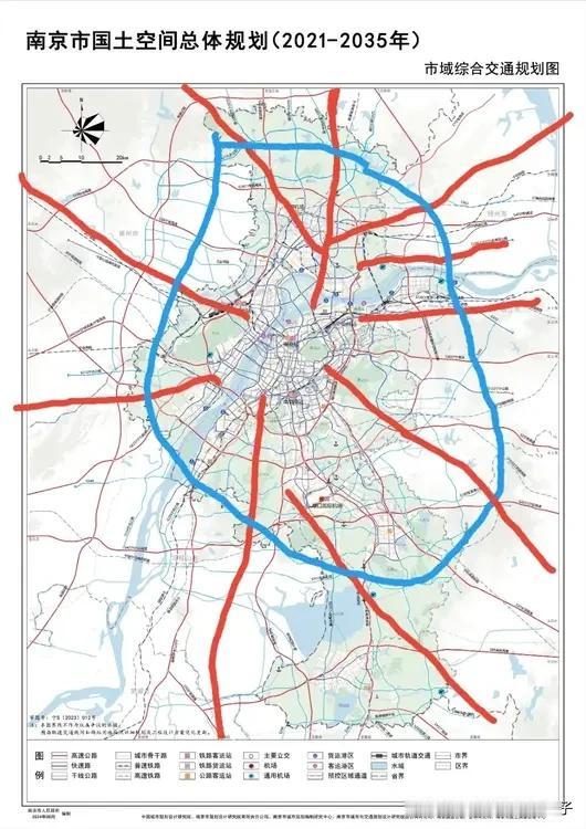 这才是大南京高速公路圈网络（脑洞大开版本）～～