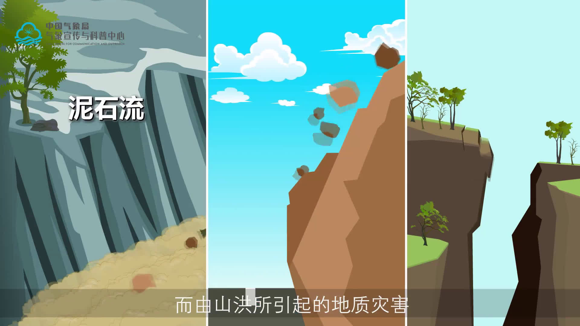 #应急科普#【山洪地质灾害防范指南】由山洪所引起的地质灾害包括泥石流、山体滑坡、山体崩塌等，它们来势