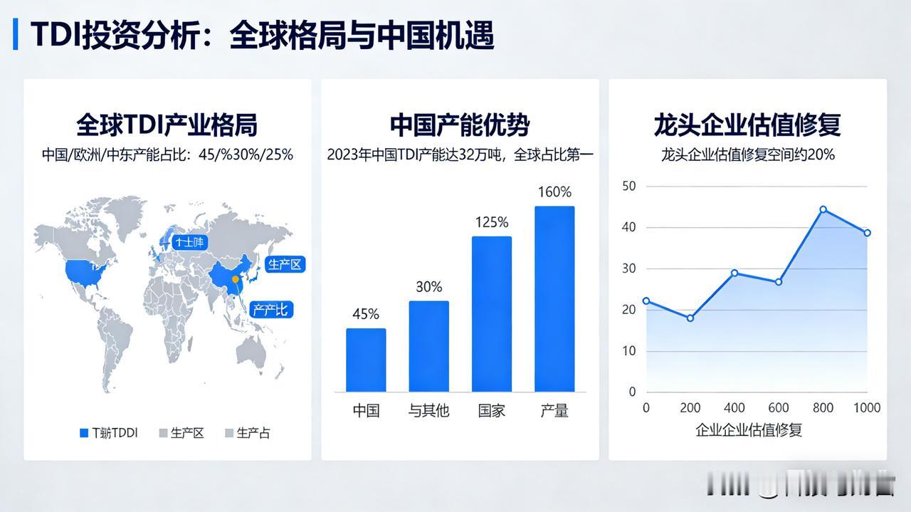 全球重构+估值洼地！TDI赛道是什么？龙头估值修复空间超30%，出口红利强化上涨
