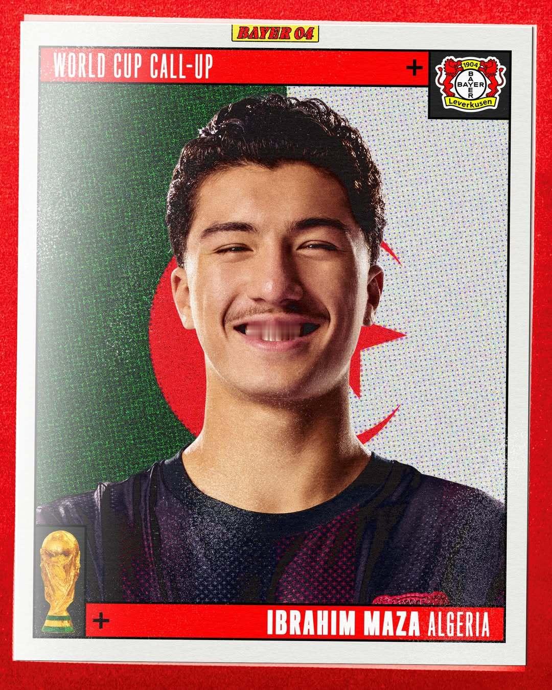 🦗下一站：世界杯！Ibo值得！🎉🇩🇿恭喜马扎入选阿尔及利亚队2026世界