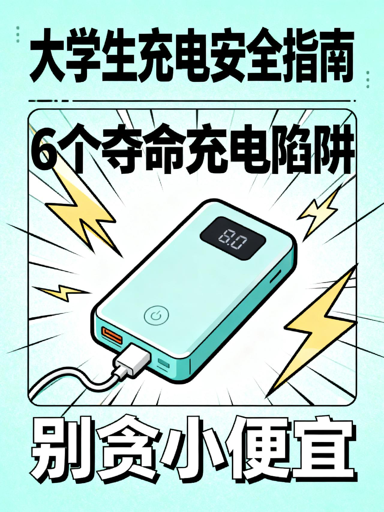 大学生注意：这6件事千万别做，不然后果很严重
藏在大学生身边的6个夺命充电陷阱，