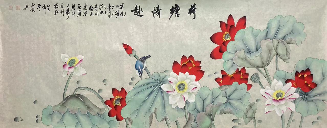 女人如花，女画家的作品分享，祝天下所有女人节日快乐[玫瑰]