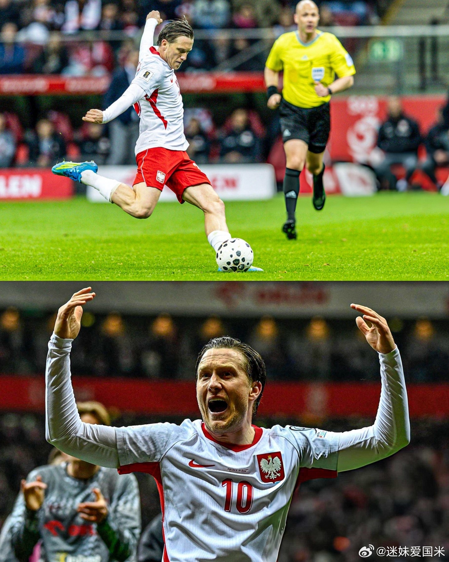 波兰世界杯附加赛半决赛击败阿尔巴尼亚，泽林斯基远射破门帮助球队逆转对手。国际米兰