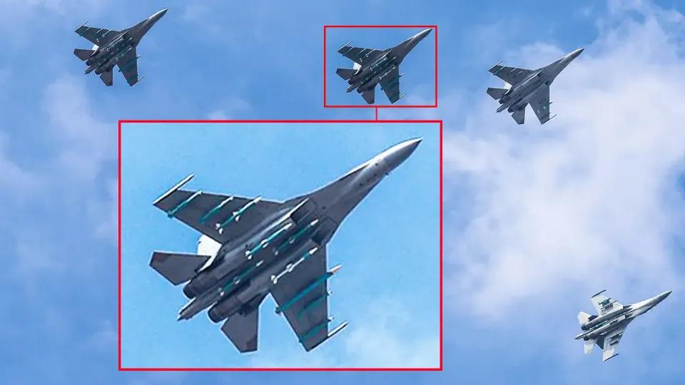歼16满载十枚空空导弹公开亮相，从轻装巡航到火力全开标志着中国空军制空战术进入体