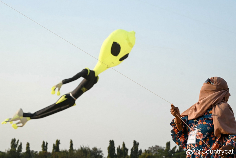 风筝节酿悲剧！印度两名男子骑车遭风筝线割喉身亡海外新鲜事 每年1月14日举行的风