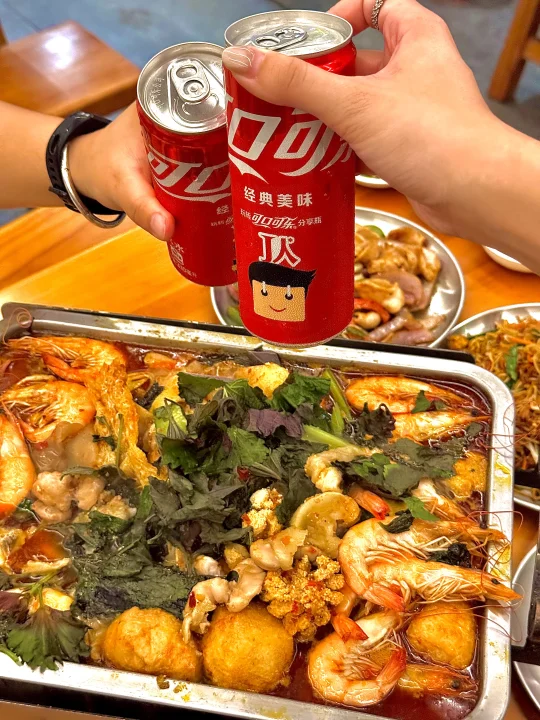 🔥天河夜宵新地标｜鲜虾鱼杂锅香到出窍！
