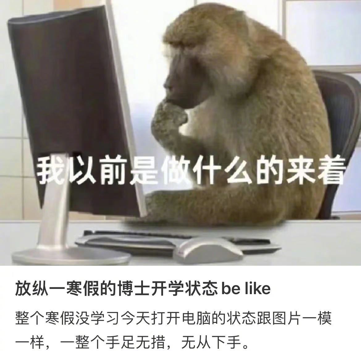 放纵一寒假开学状态be like 