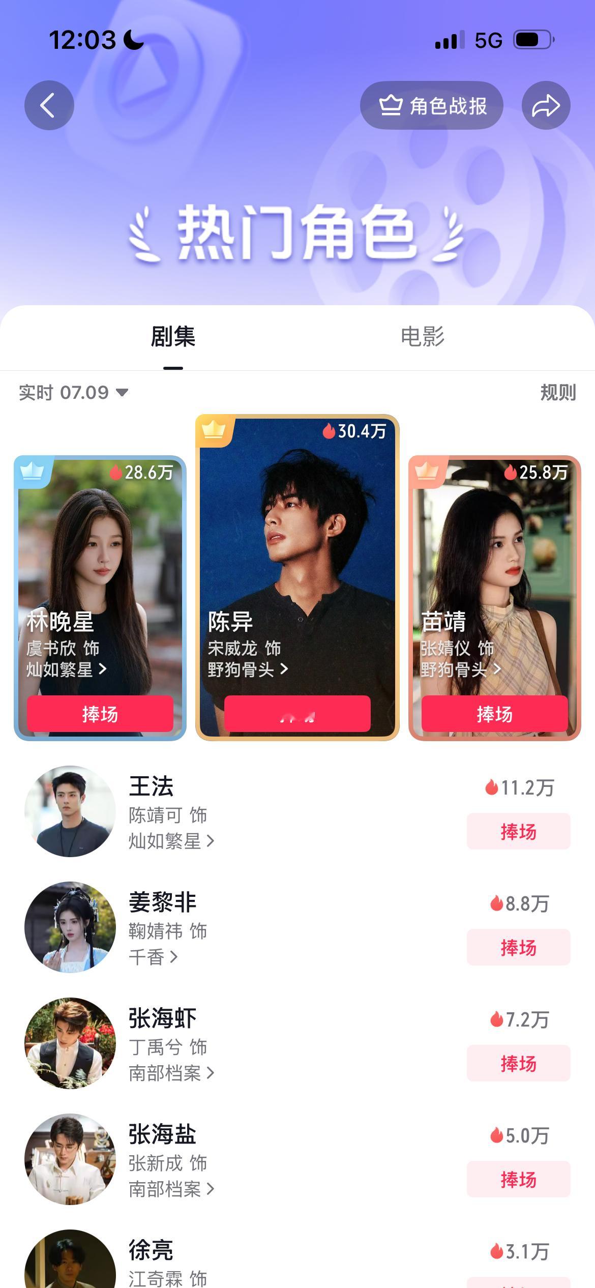 第☝🏻了 谁还没捧场🤲宋威龙陈异