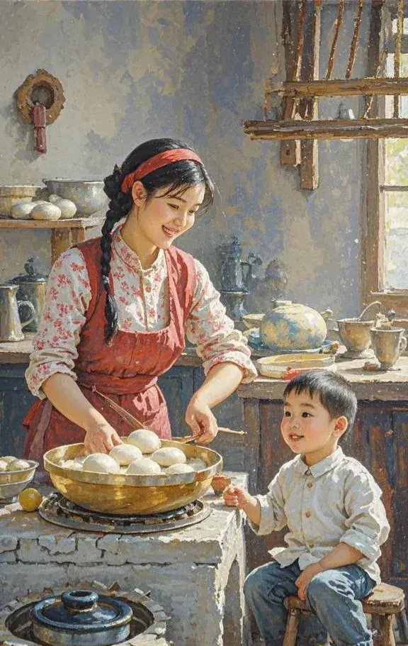 童年记忆，蒸馒头 ​​​