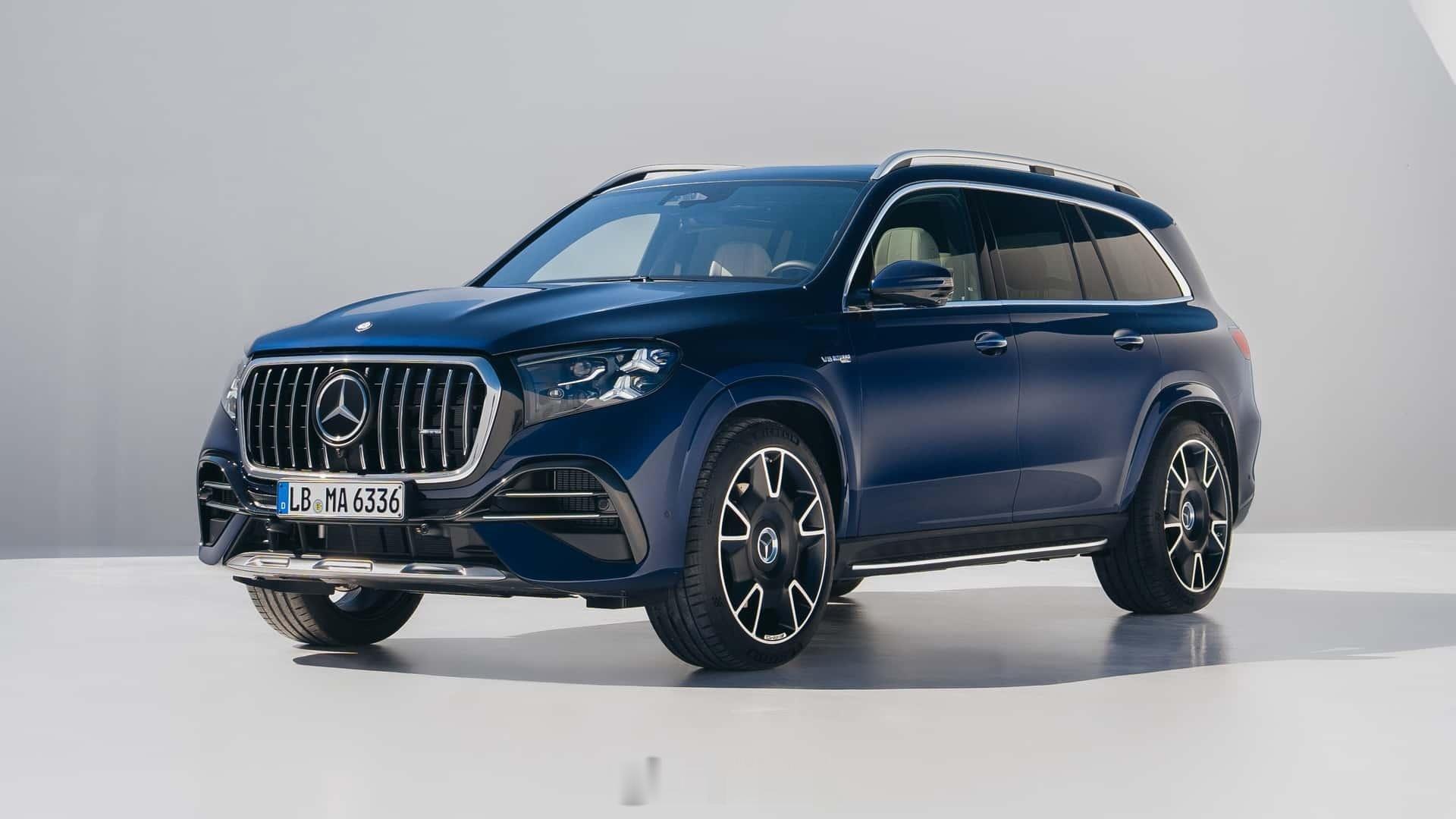 新奔驰AMG GLS 63改装 新奔驰AMG GLS 63刚发布不久（图1至图3
