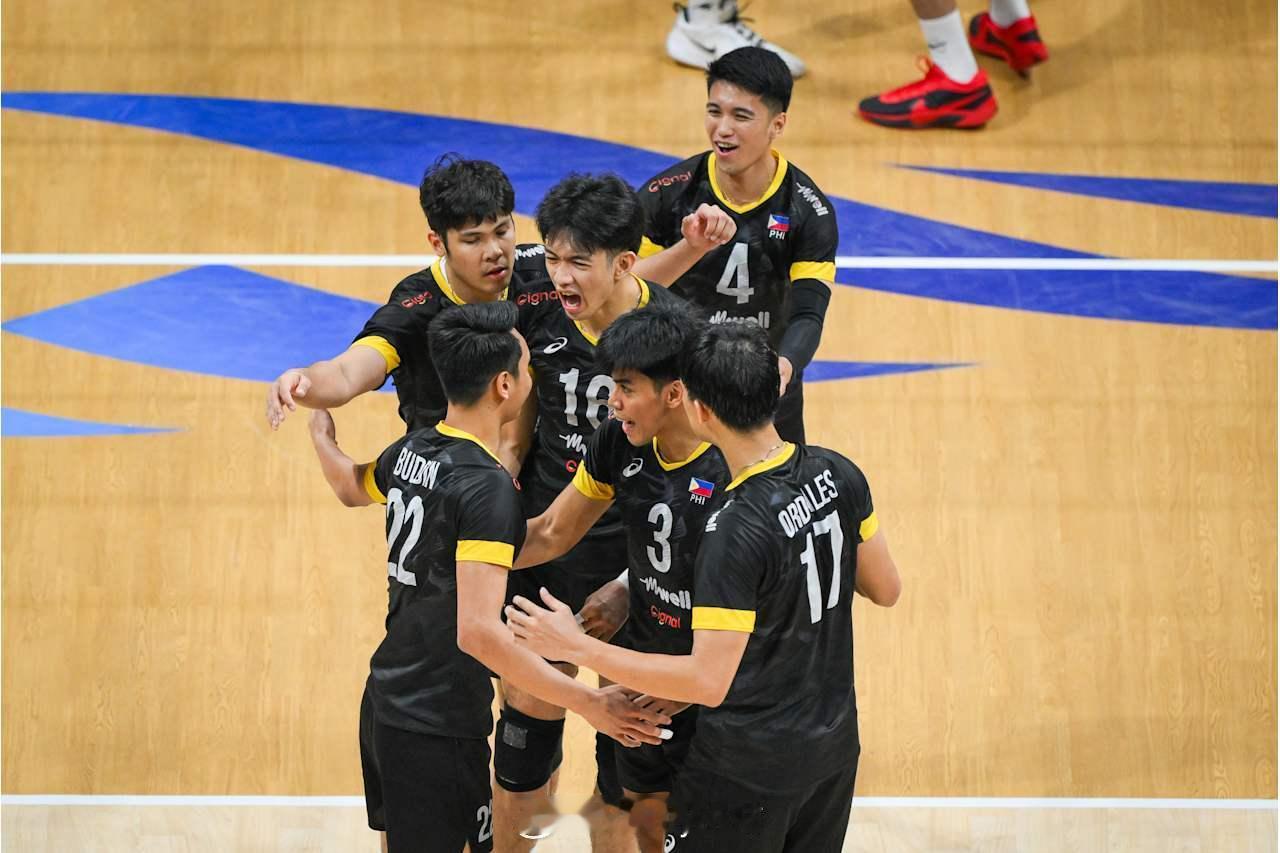 2025年男排世锦赛小组赛，菲律宾男排2-3伊朗男排（25-21 21-25 2