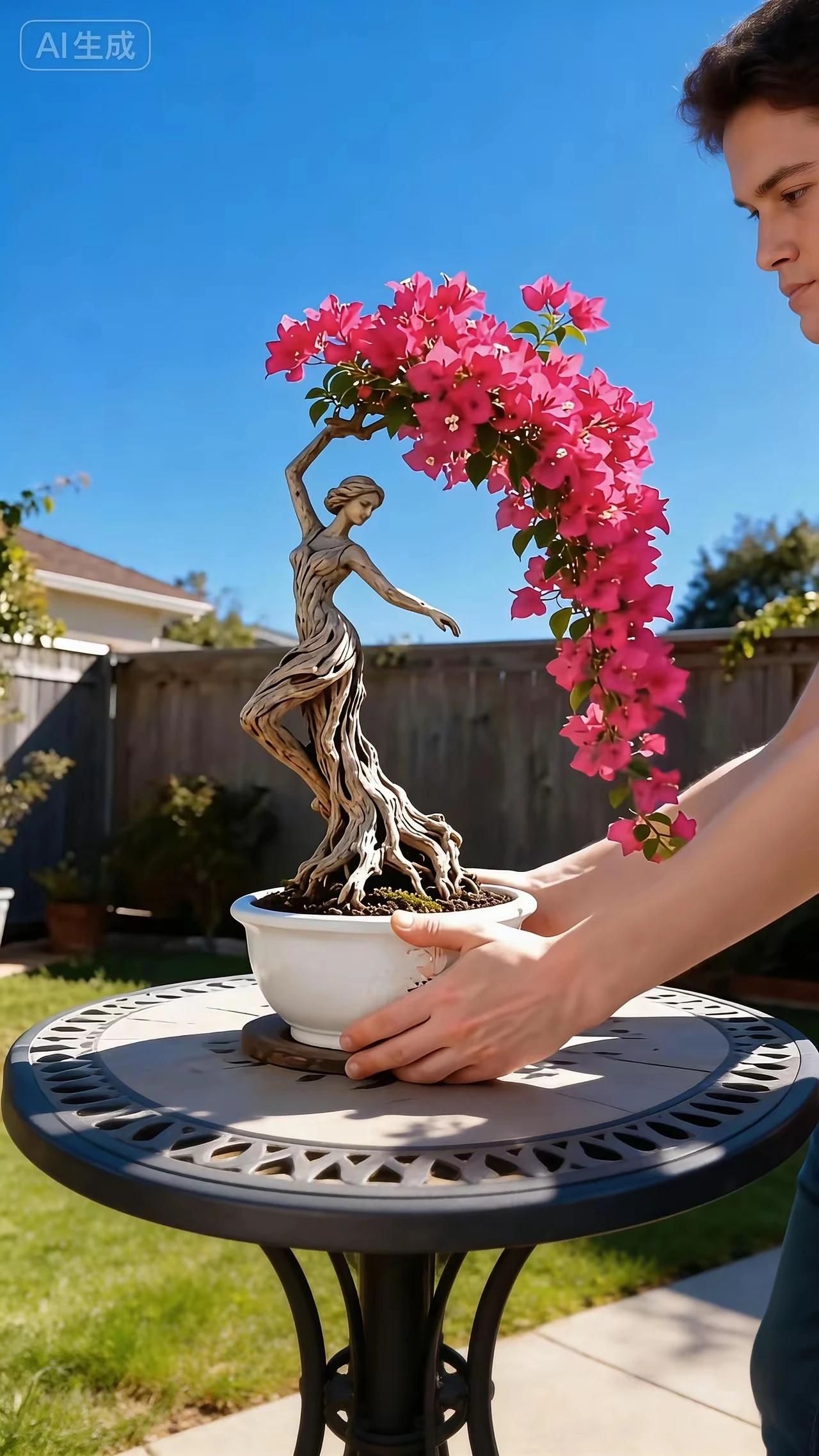 大自然奶鬼斧神工，
巧手花匠浑然天成。