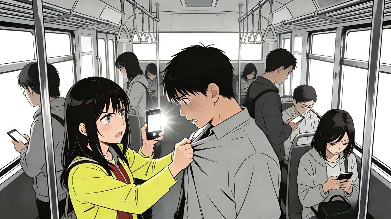 岁女孩两度遭男子猥亵，没有选择忍气吞声，而是冷静掏出手机录像取证，随后霸气揪住对