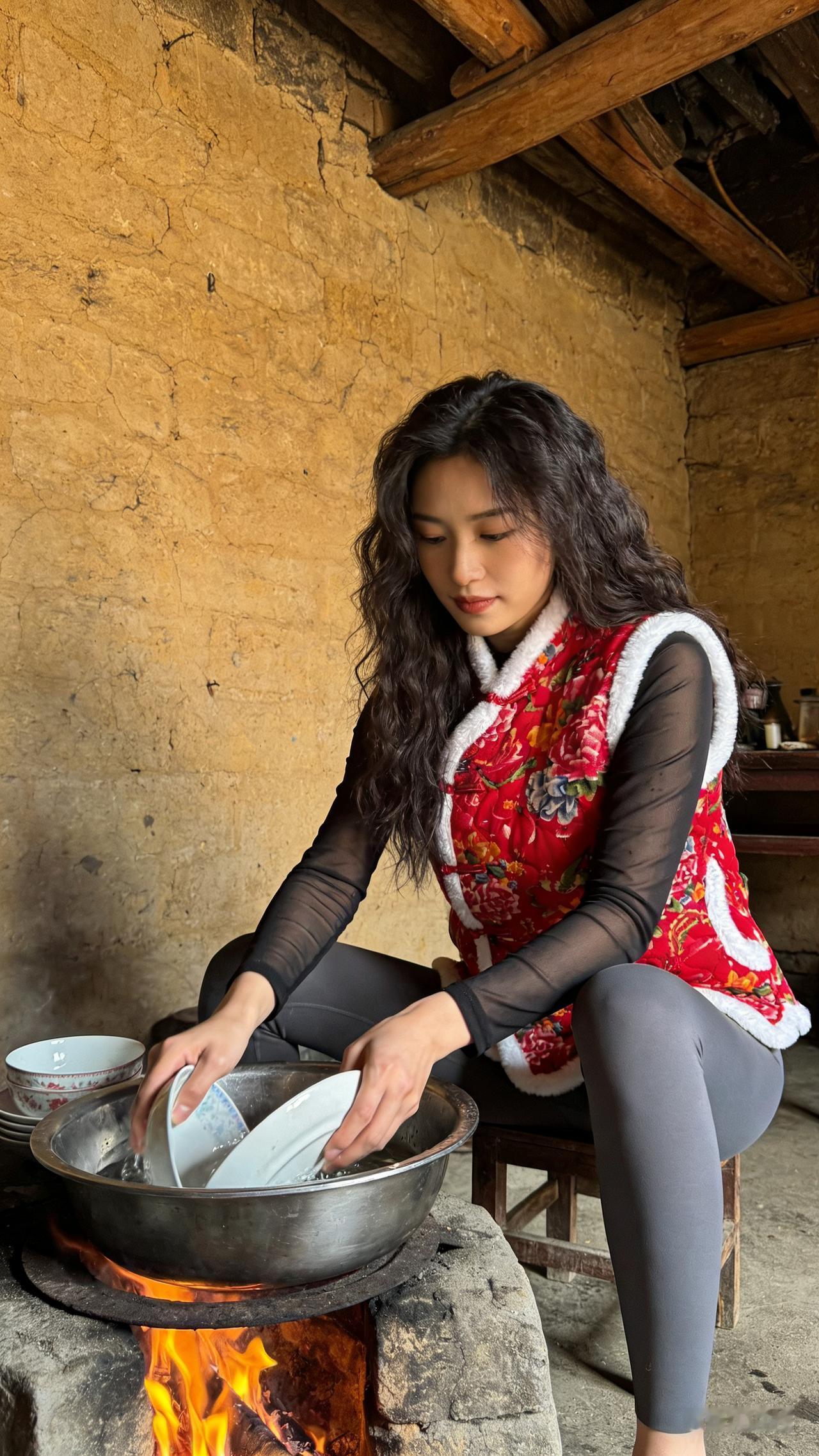 回家过年有没有帮着干活啊？