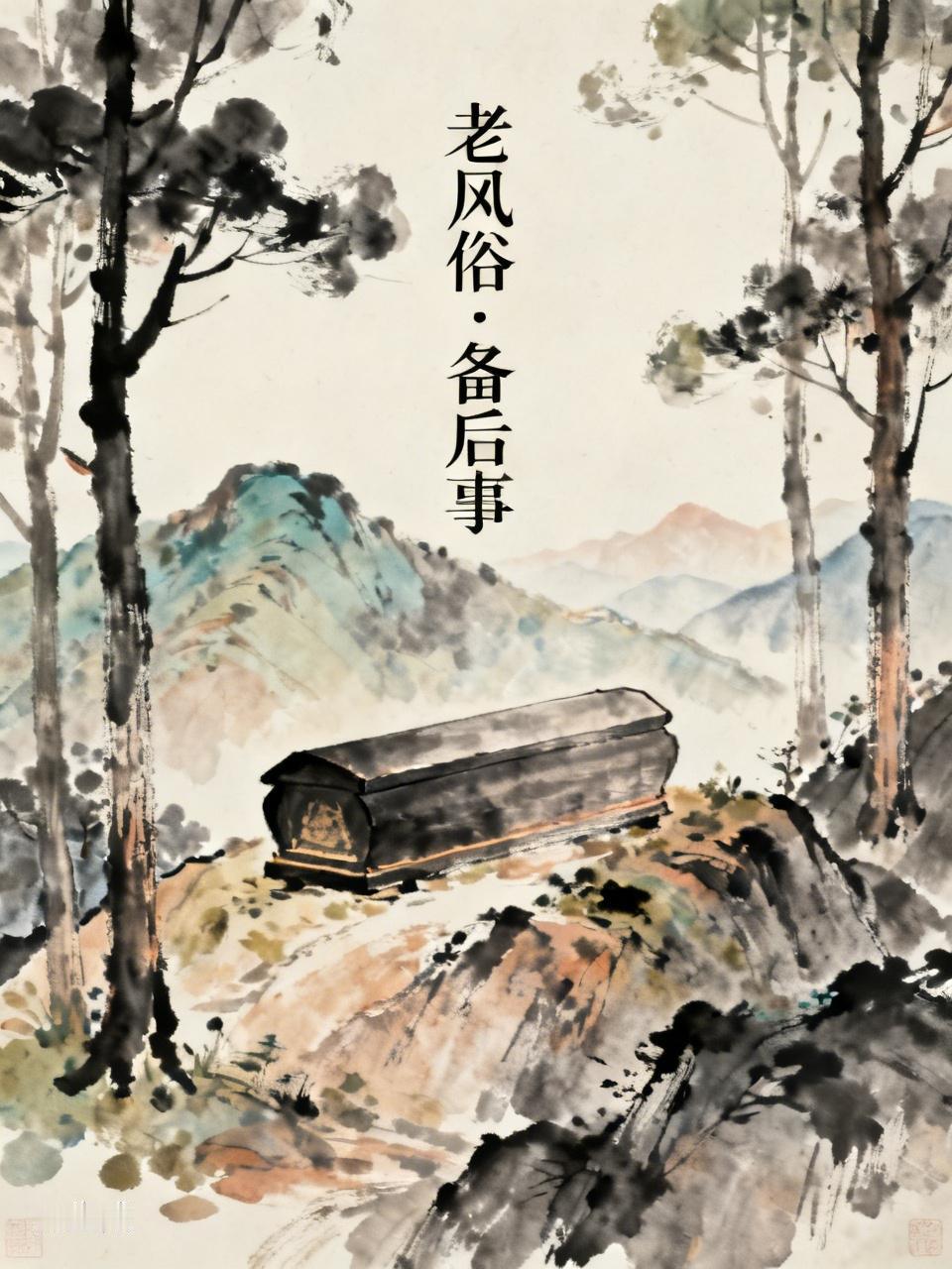 这是老风俗了，老人上了岁数谁也说不准那会。一般一过70就给自己准备棺材和寿衣了。