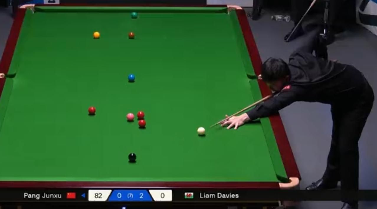 斯诺克北爱尔兰公开赛第二轮
张家玮4：0大胜宾汉姆，
庞俊旭4：3胜利厄姆戴维斯