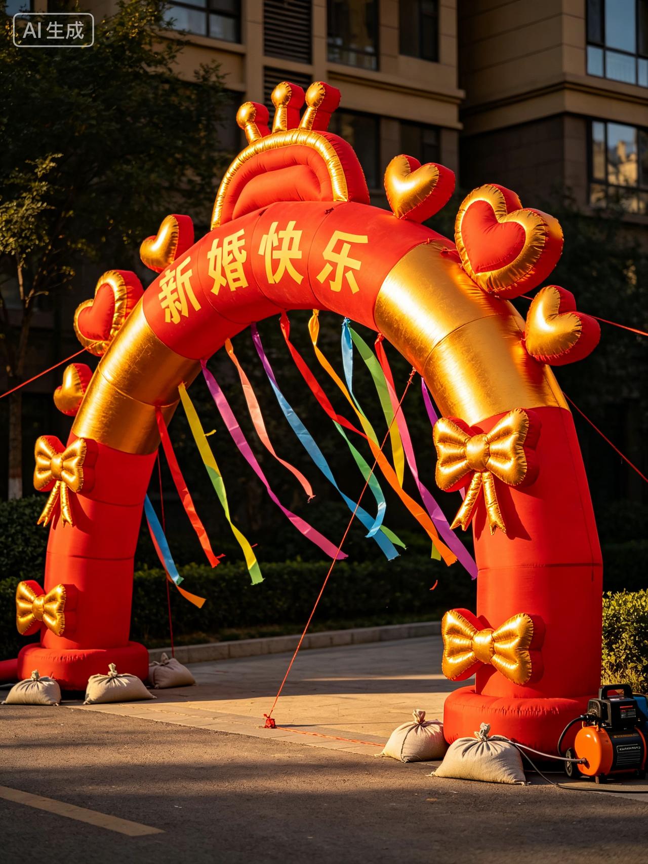 风俗是会变的，现在结婚都使用吹气拱门，这就是一种新民俗或者是新风俗。结婚 婚礼