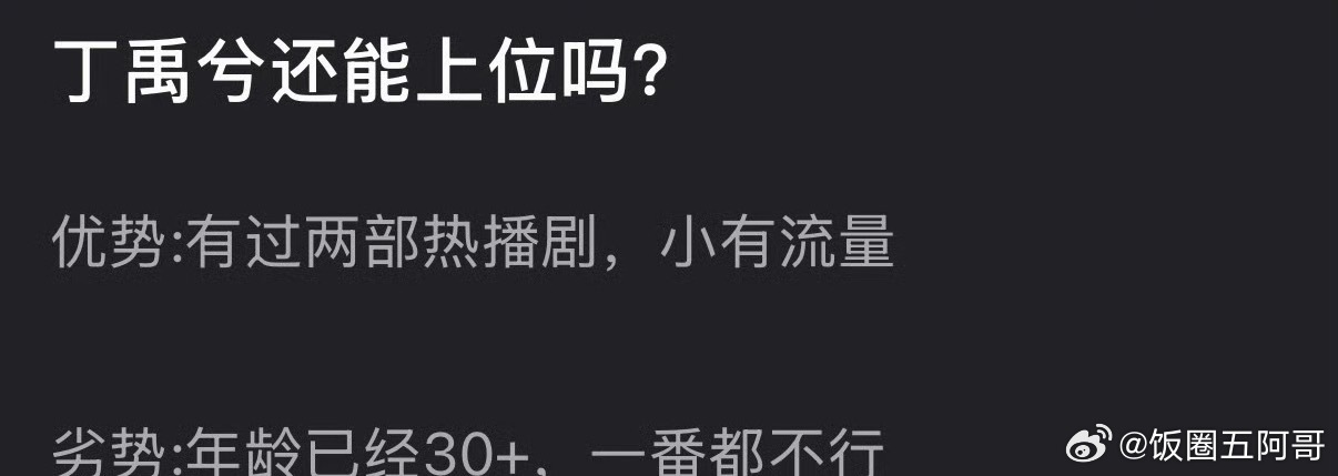 丁禹兮还能上位吗？ 