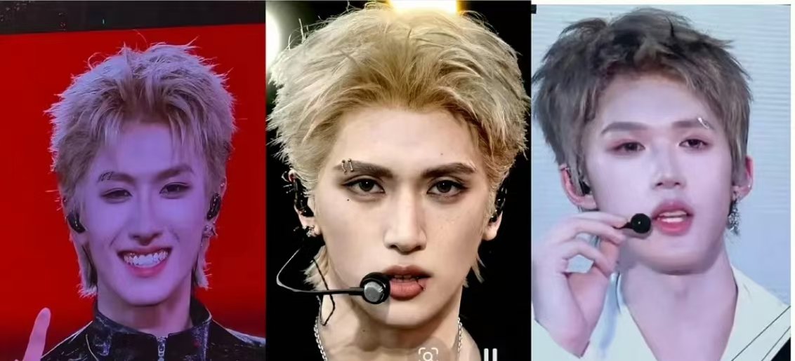 严浩翔朱志鑫官俊臣戴同一顶假发严浩翔朱志鑫官俊臣同一顶假发都很帅 