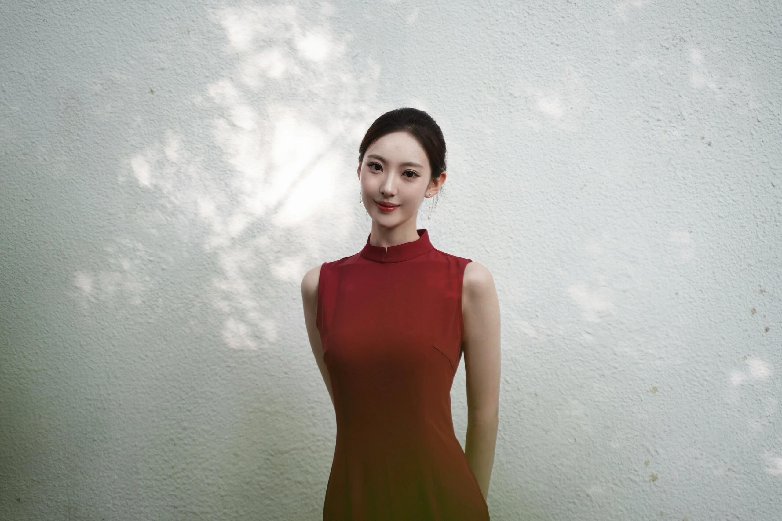 自在东方美、旗袍 ​​​