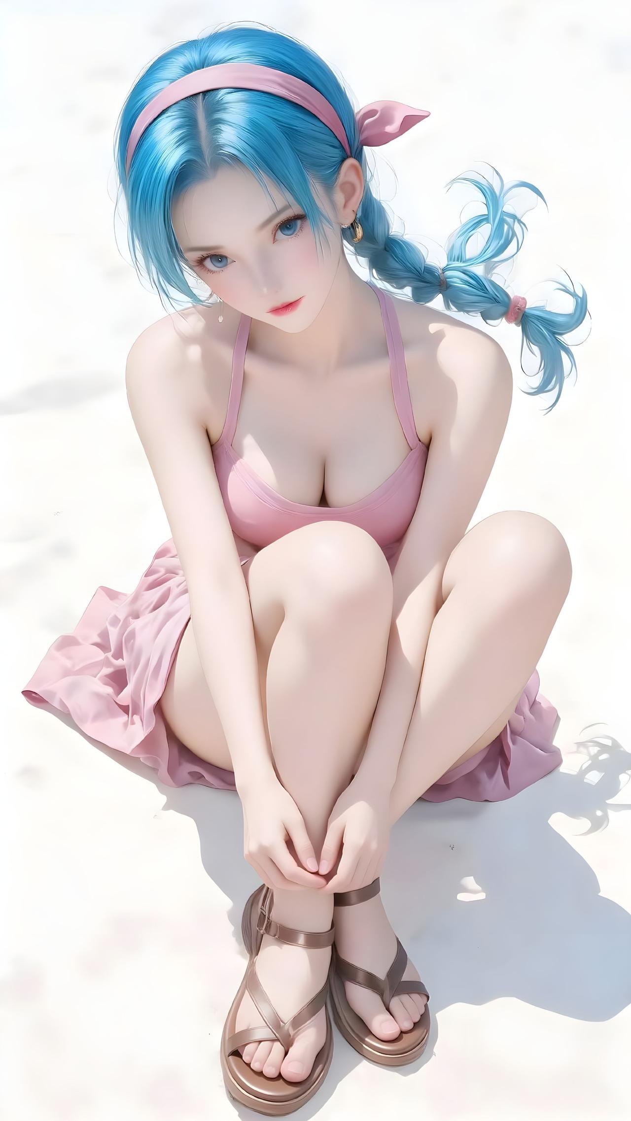 龙珠三美，18号，布尔玛，比迪丽龙珠照片