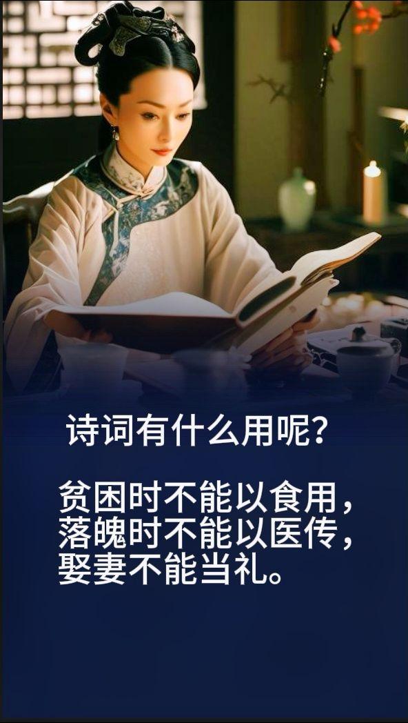 诗词到底有什么用？#诗词 #古诗词 #古诗词的魅力 #读书