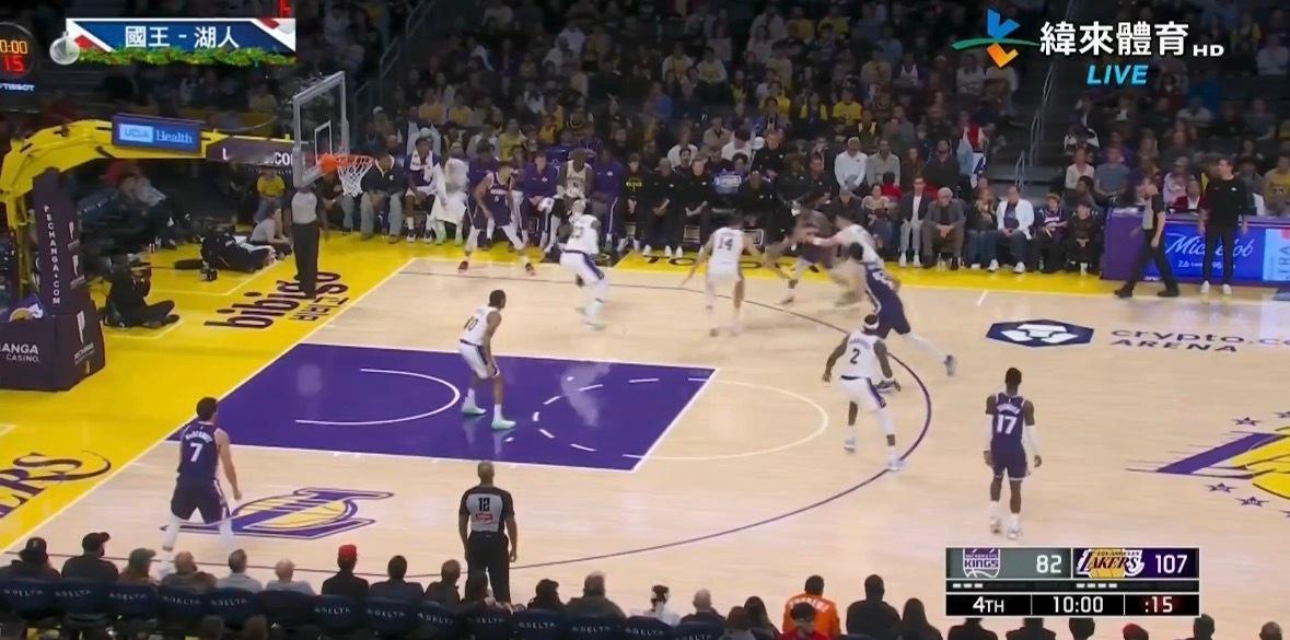 这分差这么大，可以早点上布朗尼勒！国王vs湖人nba