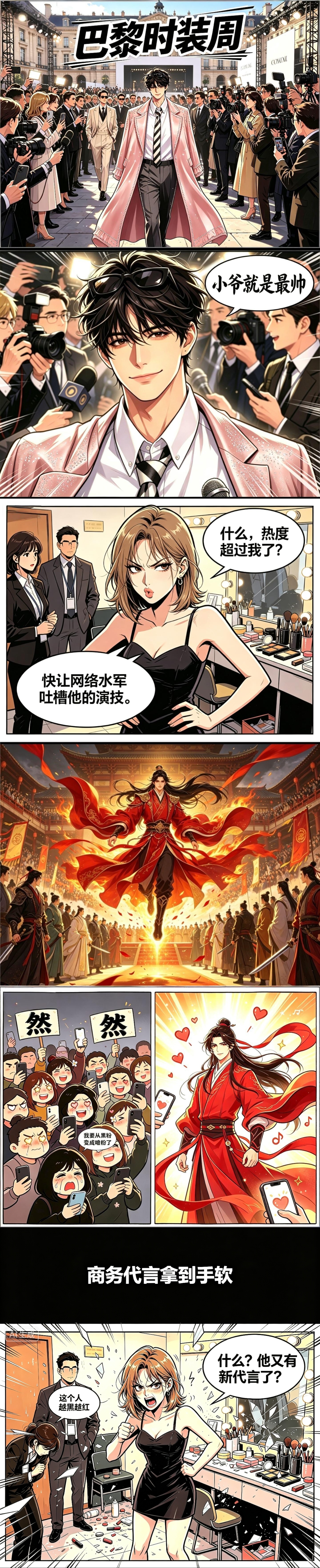 周翊然越来越红了，挡不住的红。