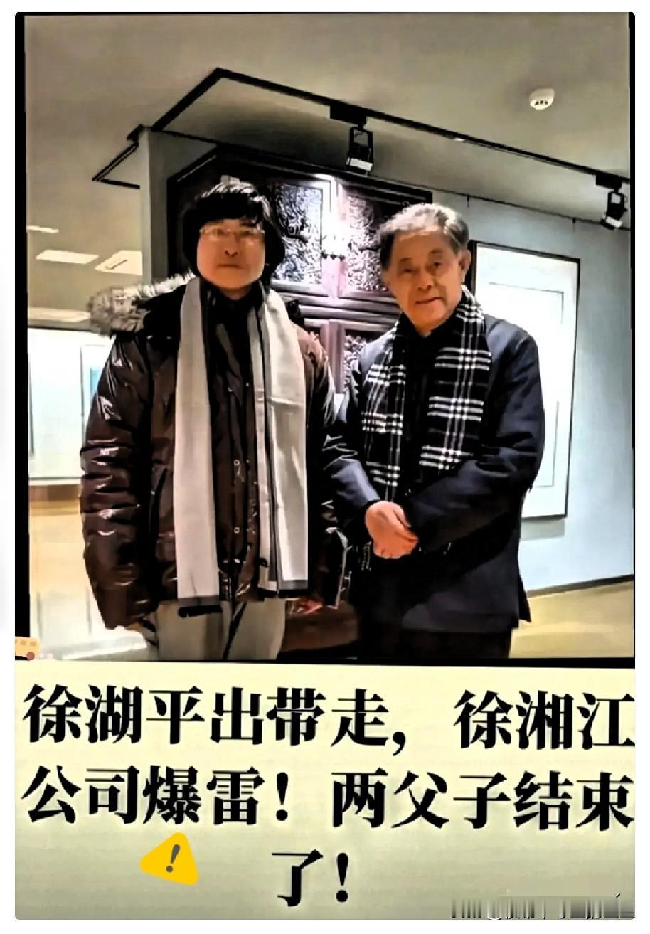 徐湖平被判刑3年。他的儿子徐湘江icon，在其父徐湖平2025年12月调查期间，