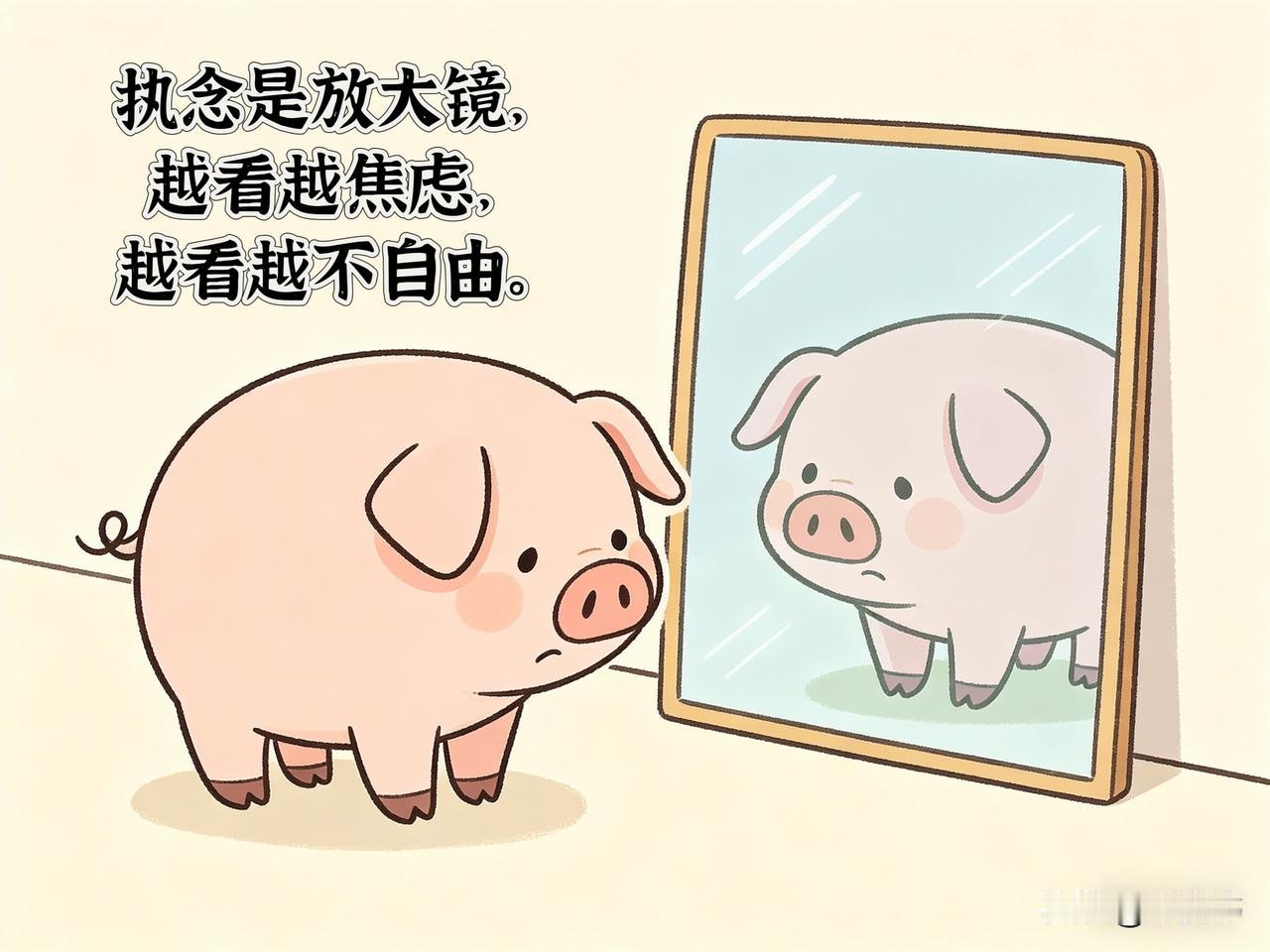 别再盯着镜子里的自己看了，盯得越久，越觉得自己哪里都不对劲。眉毛画的不够整齐，腰