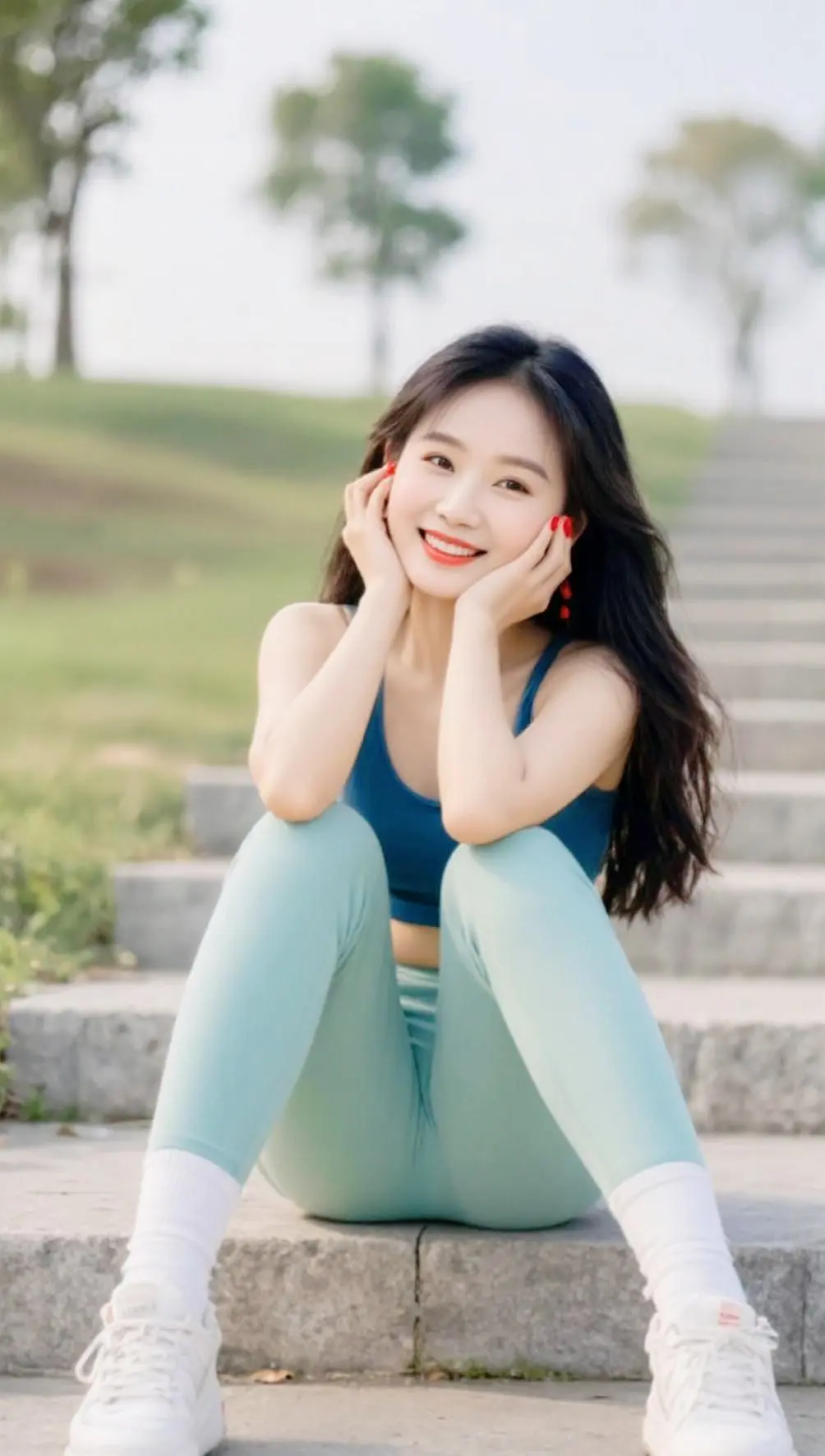 AI轻熟风写真 ai创作 抖出你的小蛮腰 健身穿搭 谁还不是小腰精