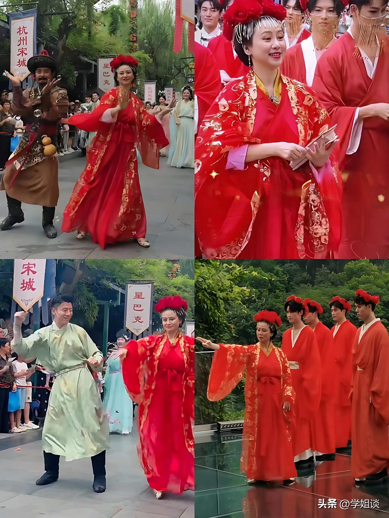 万万没想到

57岁翁虹居然落魄到接商演

在杭州宋城街头卖力跳舞吸引观众，真是