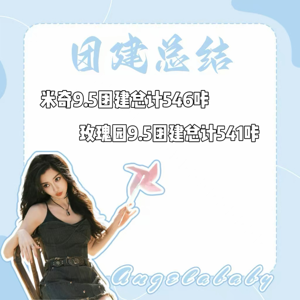 angelababy [兔子]杨颖 玫瑰园and米奇9.5团建总结来啦🥇米奇5