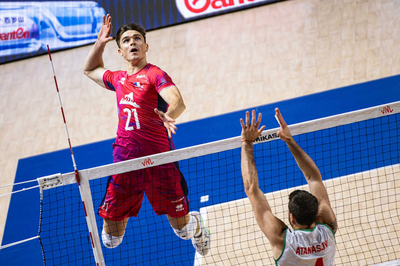 -【2026年世界男排联赛(VNL)分站赛第三周】法国🇫🇷3-0零封保加利亚