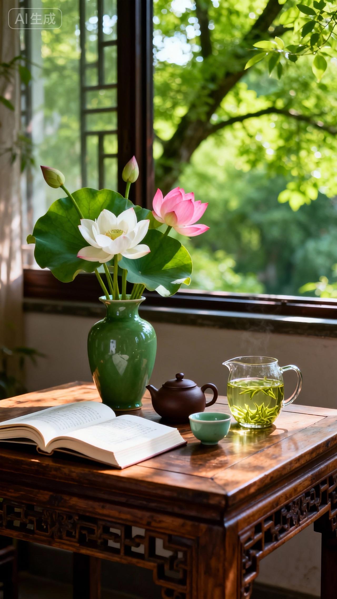 用“变”这个字来形容生活，体现了生活的不断变化与流动。人生如同四季更替、潮起潮落