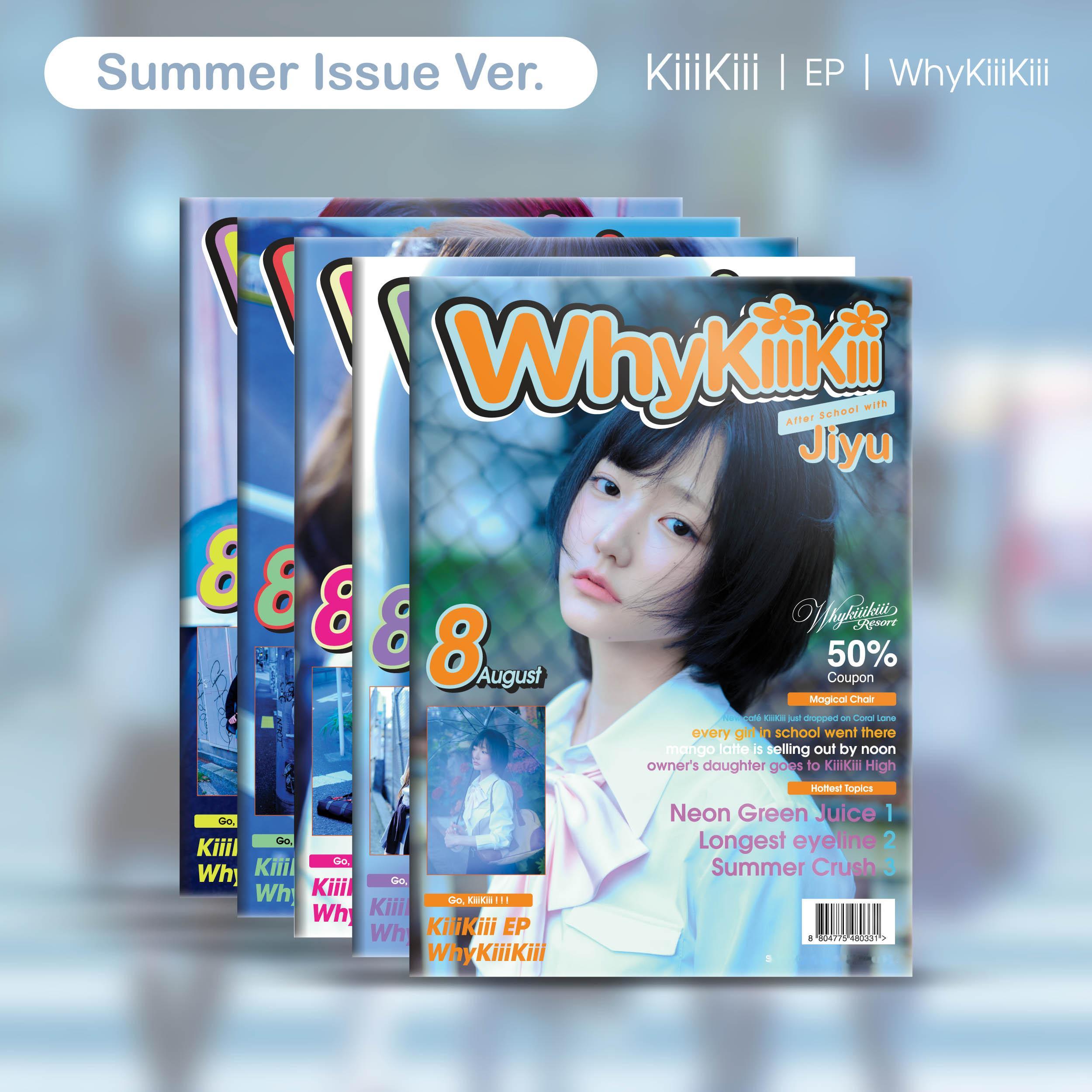 KiiiKiii 最新回归EP『WhyKiiiKiii』实体配置公布，全碟8月1