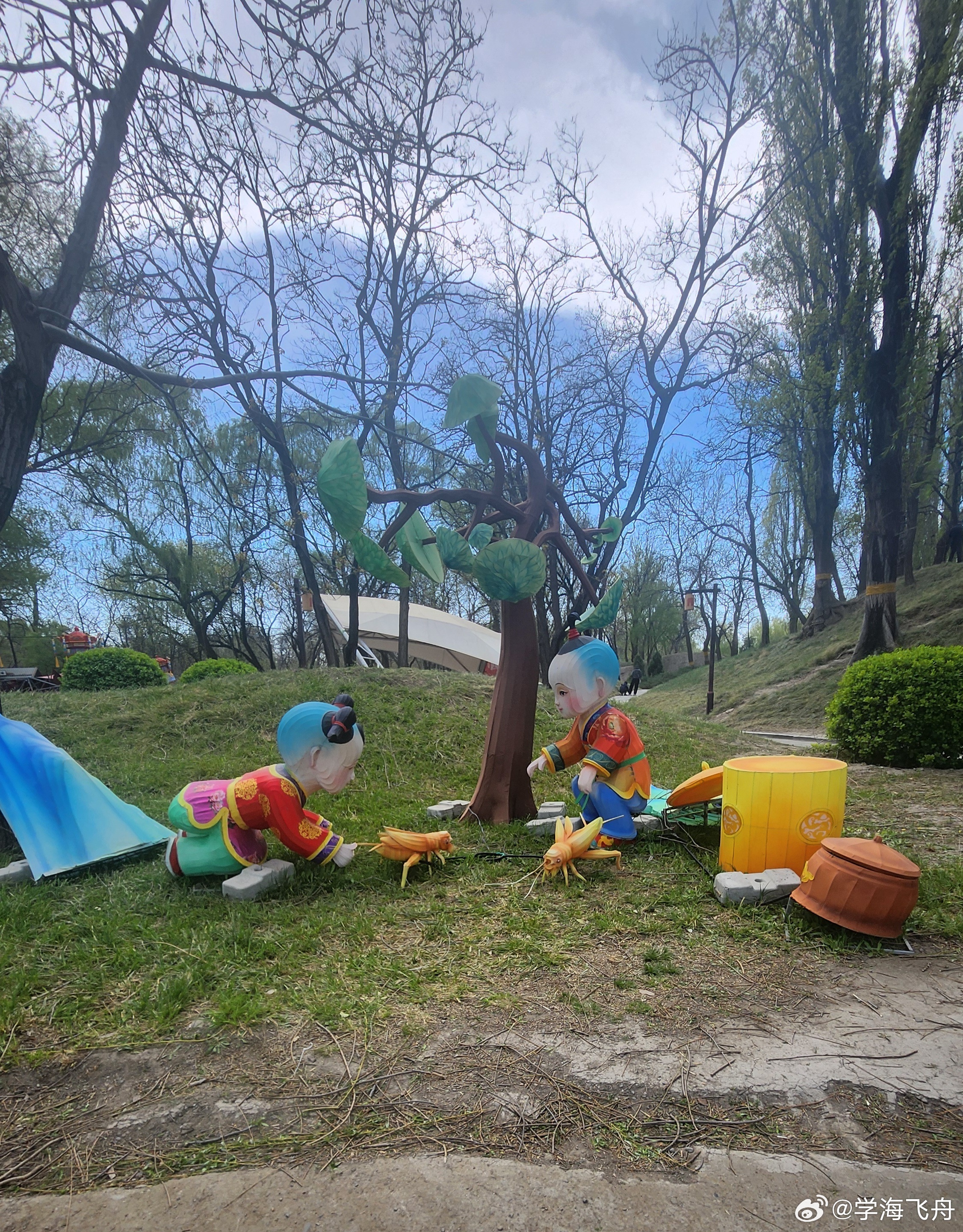 春和曰丽，杨柳依依，湖光碧漪，鲜花盛开……打卡圆明园，赏景观花，心旷神怡