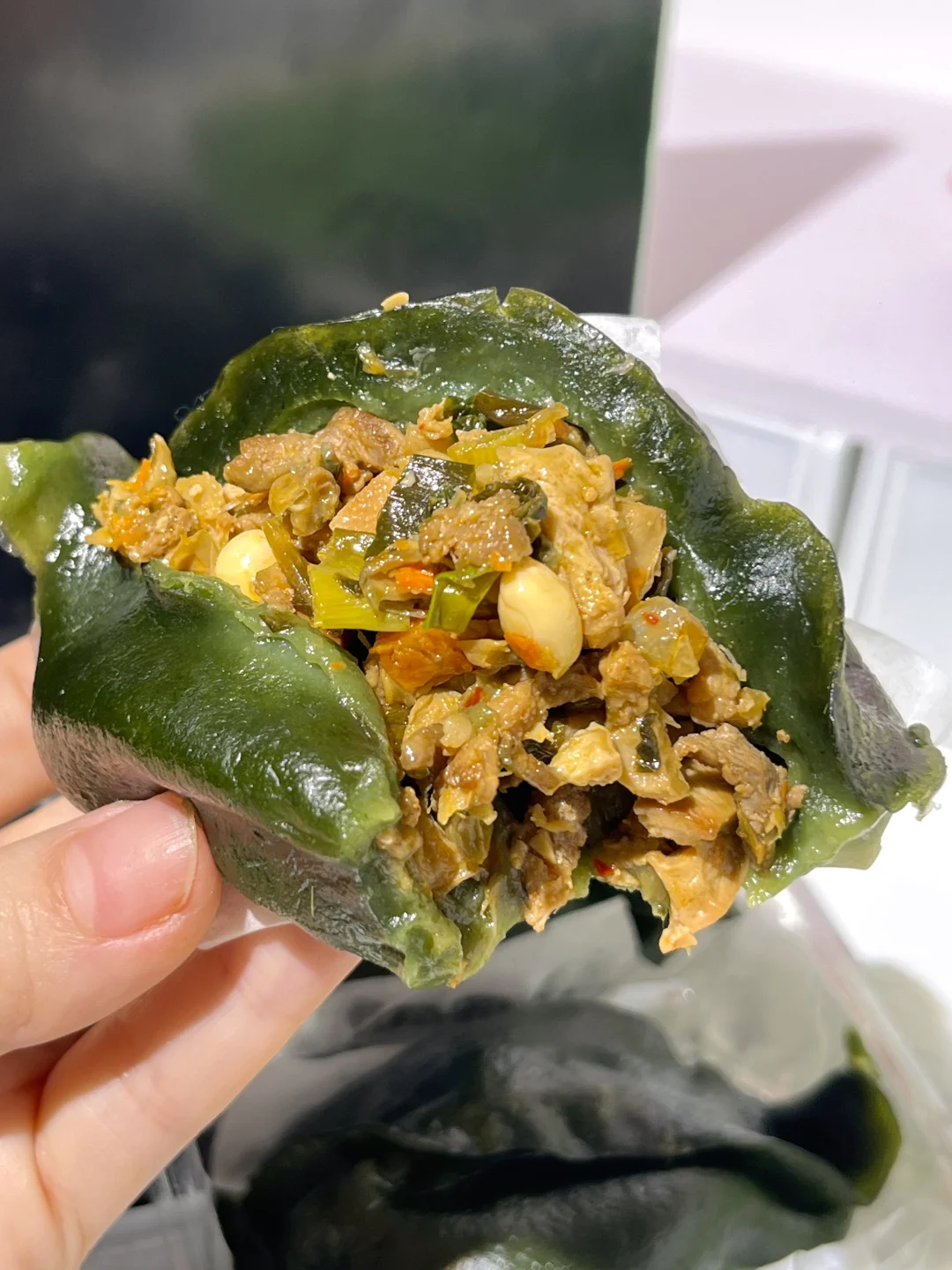 咸口星人挖到了人生青团糯叽叽！！！😭