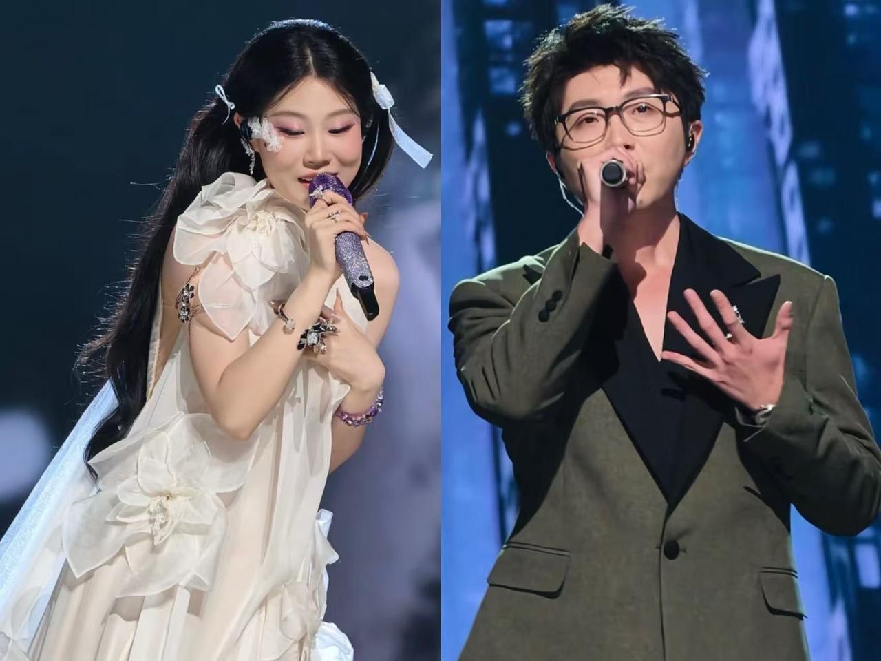 我问在音乐生的表妹，怎么看沈佳润跨年演唱会上跑调一事
表妹说在跨年演唱会上沈佳润