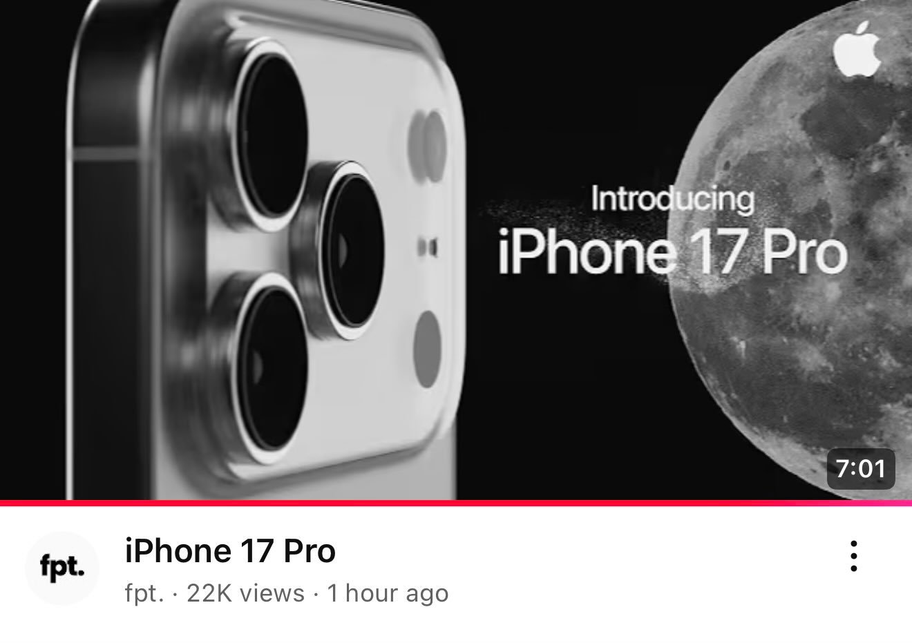 暗示iPhone 17 Pro能拍月球？ ​​​