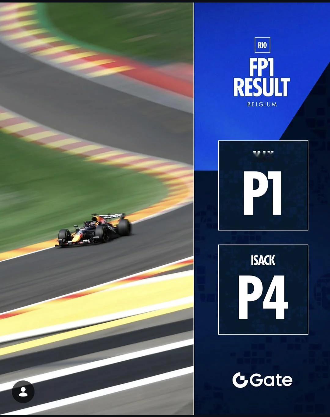 F1冷数据 维斯塔潘今年首次在练习赛取得最快F12026F1比利时大奖赛