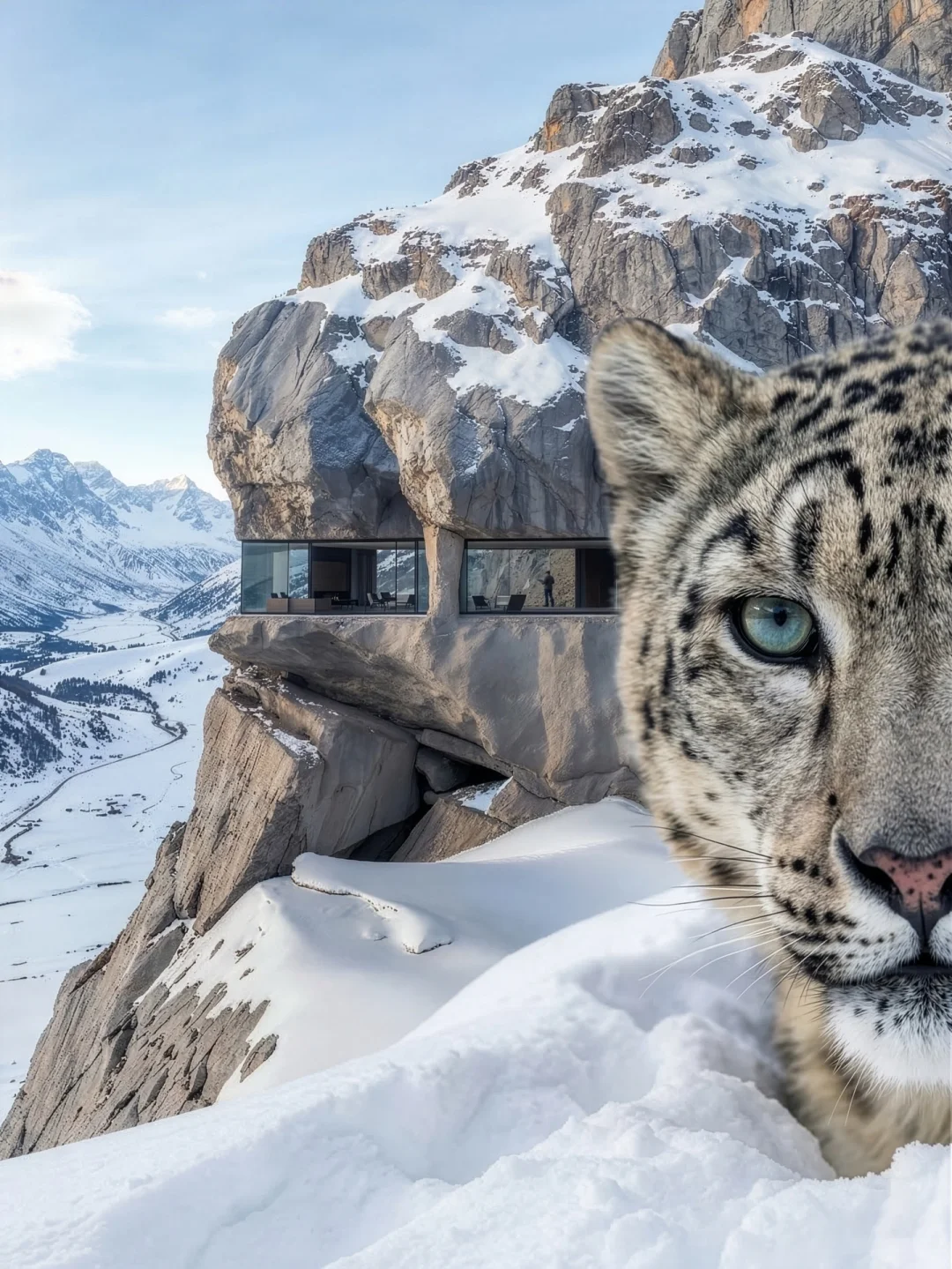 “住进雪山酒店，邂逅雪豹的奇幻之旅”