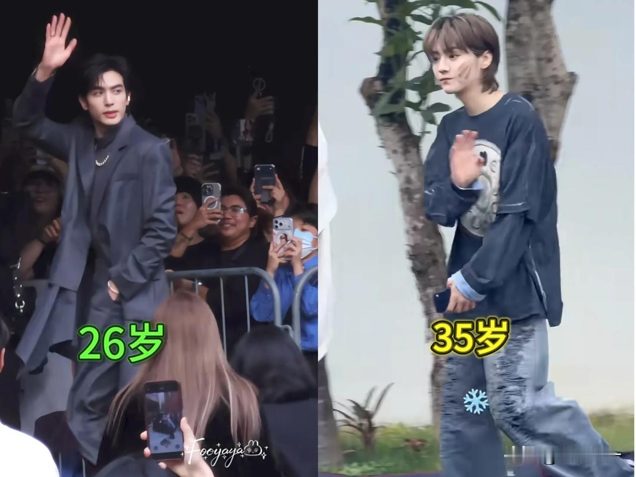 看见35岁鹿晗五哈录制生图竟然比99年宋威龙还要显得稚嫩
脸蛋也不浮肿，感觉爱运