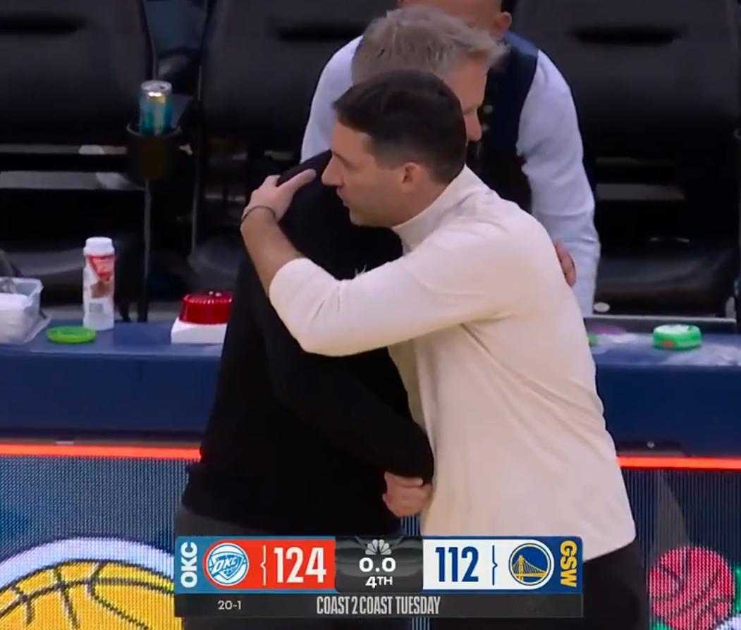 雷霆124-112勇士，取得13连胜。亚历山大统治比赛，独得38分。 