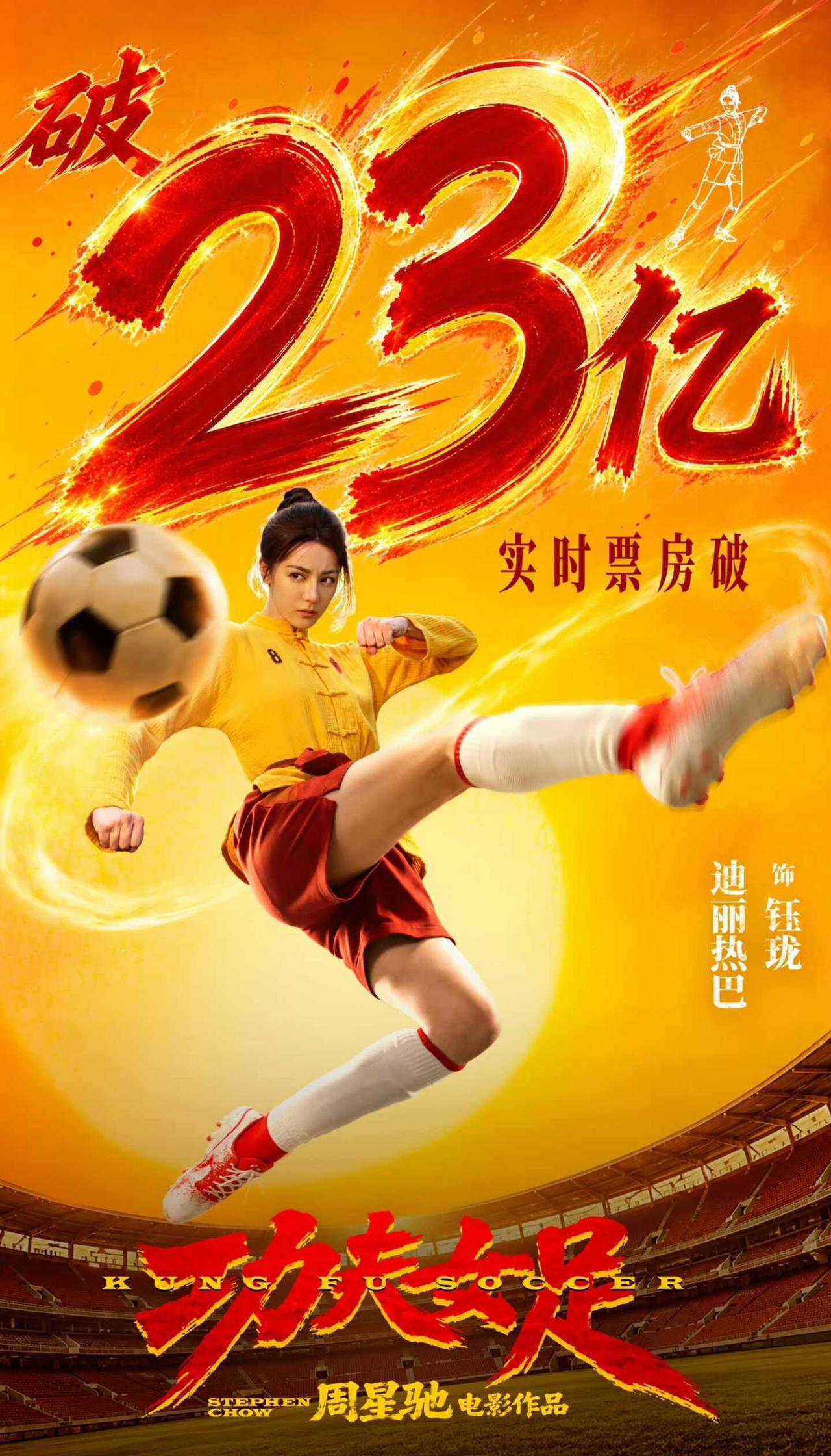 功夫女足票房破23亿！
[赞]明星不止AB面 虽然不能同时拥有一切 热巴 迪丽热