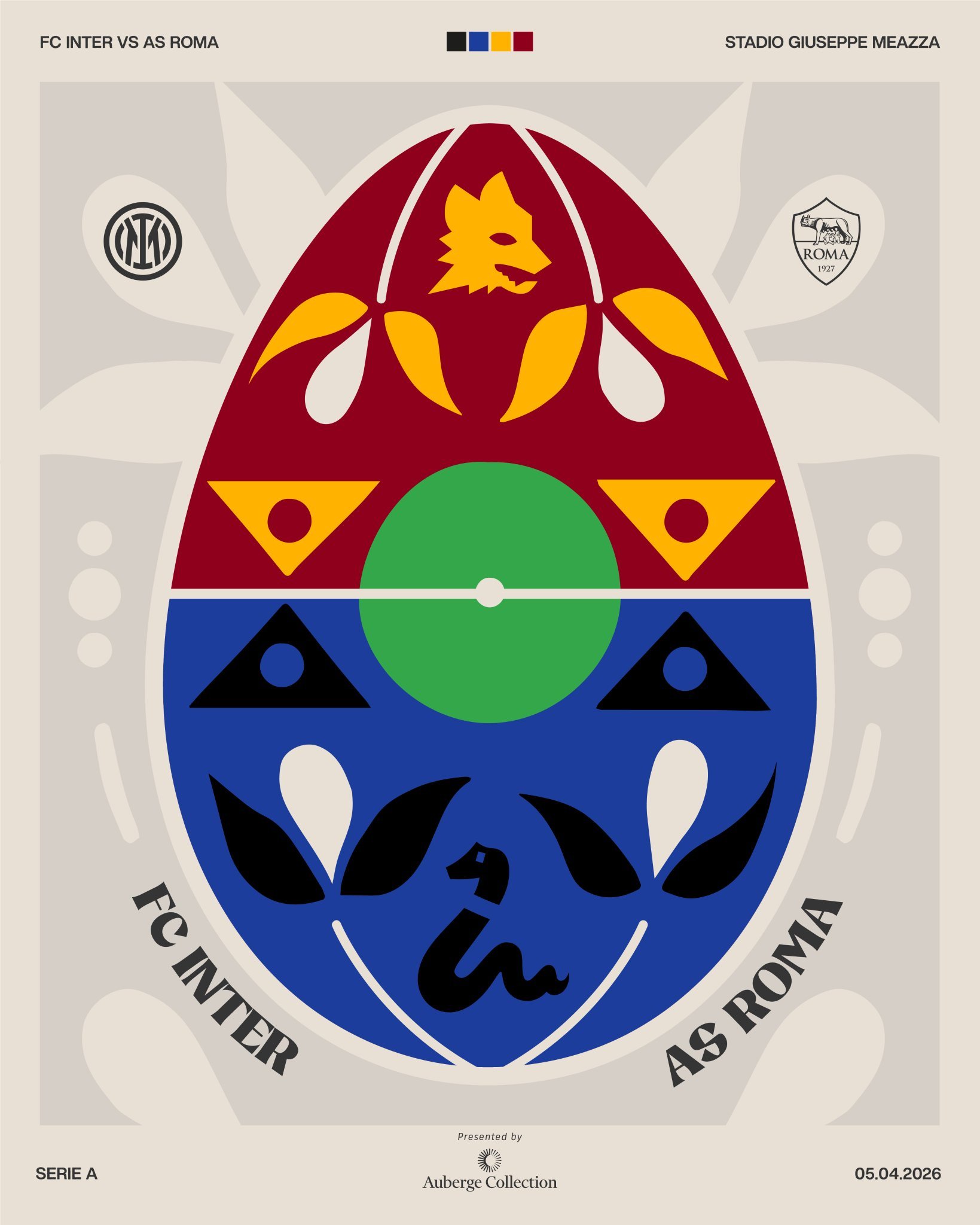 比赛日海报，复活节彩蛋主题 