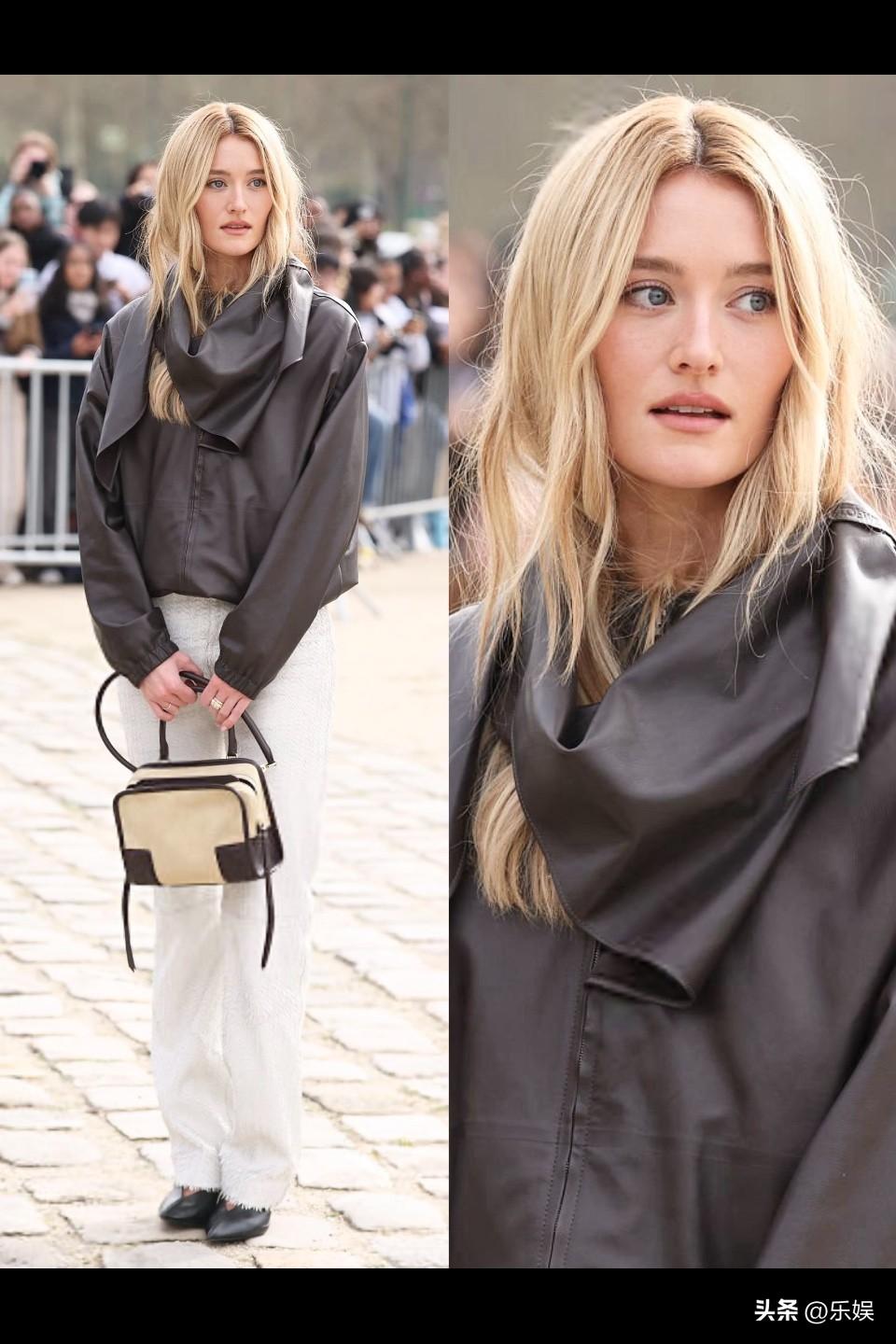 《美国爱情故事》女主Loewe看秀，资源大飞升

《美国爱情故事》中饰演小肯尼迪