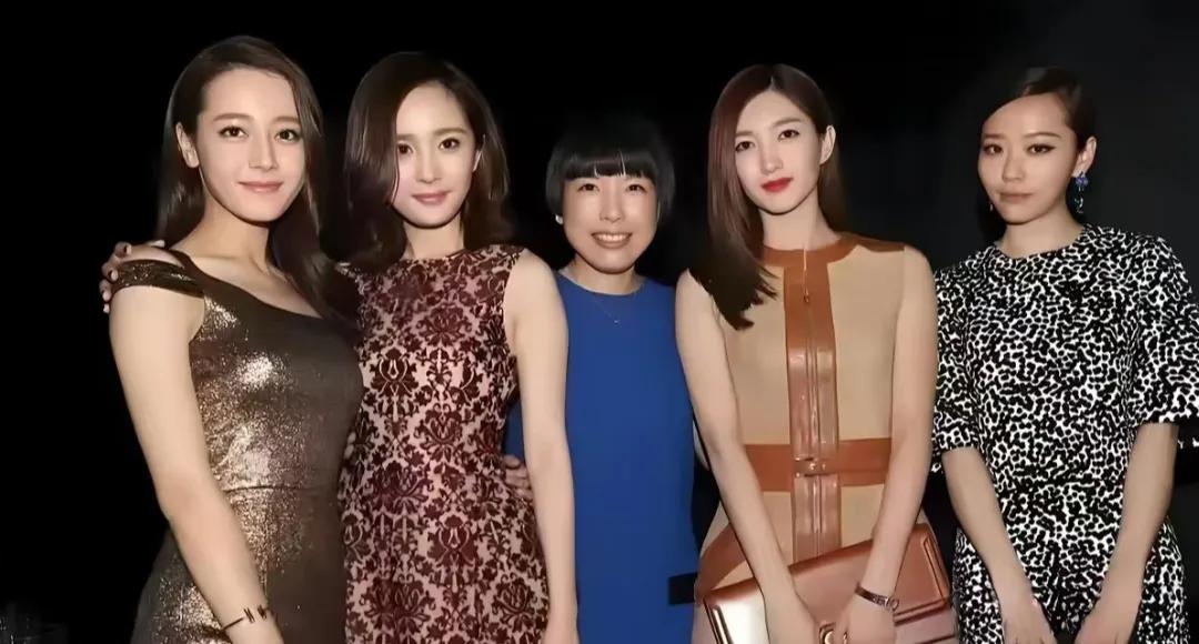 第一眼就是杨幂， 迪丽热巴，张宇，江疏影，张靓颖。那一年所有人都珠圆玉润，也没极