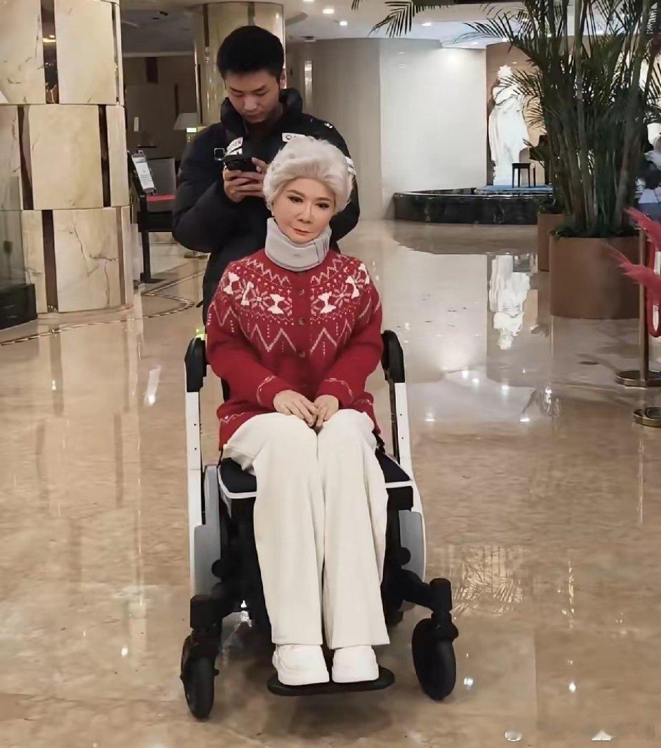 春晚结束后，蔡明的替身被一位工作人员推了出来，我觉得真的太逼真了。但是我还是没看