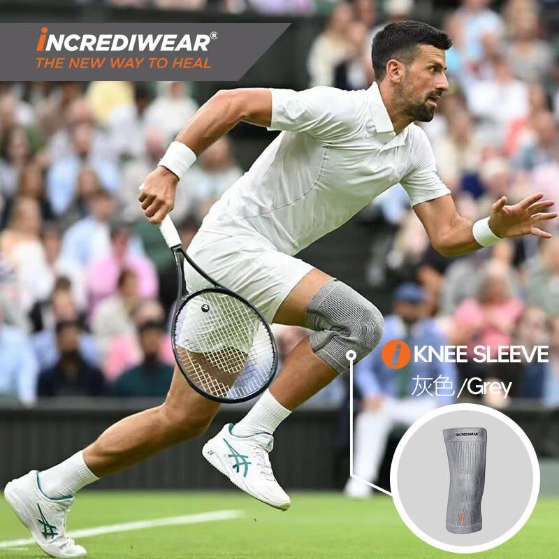 2026中网今天训练莱巴金娜左脚踝的特殊袜子🔹Incrediwear Ankl